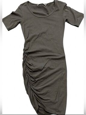 michael stars mesh dress Michael Stars Black Mesh Knit Sleeveless Knee Length Midi Bodycon Dress Sz  Med